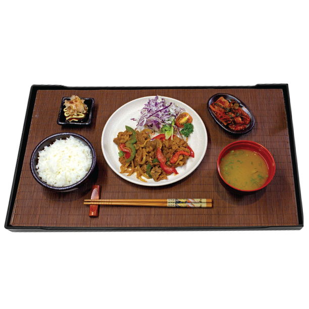 Set cơm bò xào kiểu Nhật