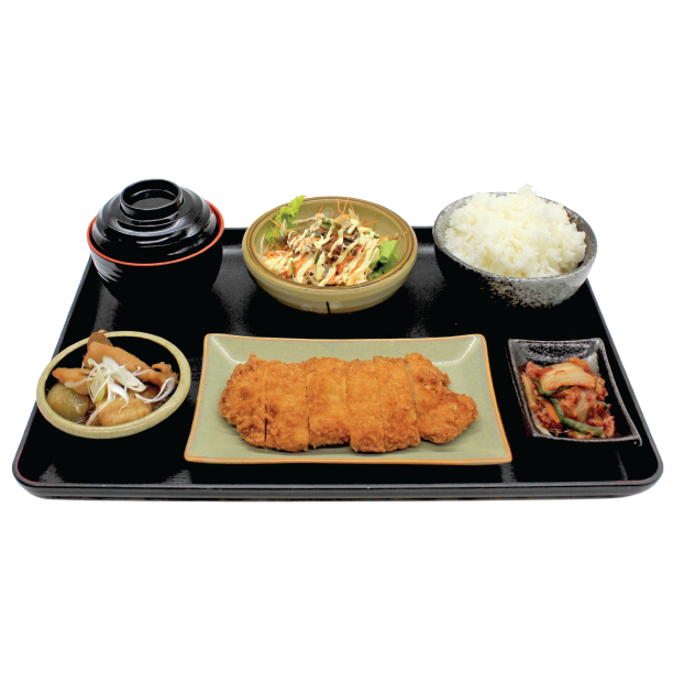 Set cơm thăn heo tẩm bột chiên xù